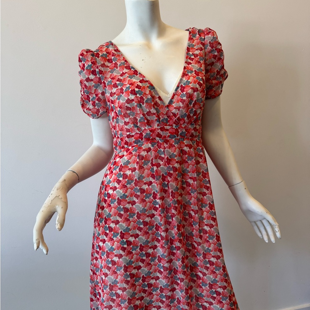 Floral V-Neck Dress